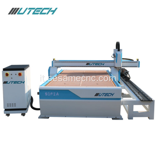 Roatry wood cutting ATC CNC ROUTER macchina